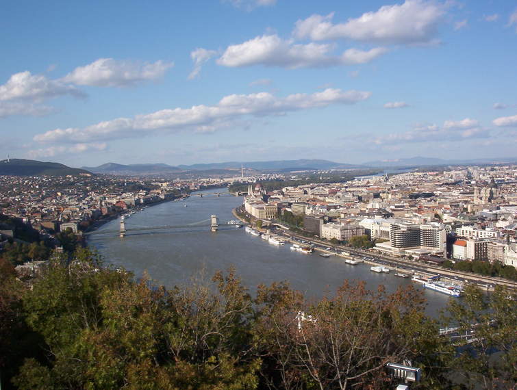 Budapest -- View of Pest and Danube