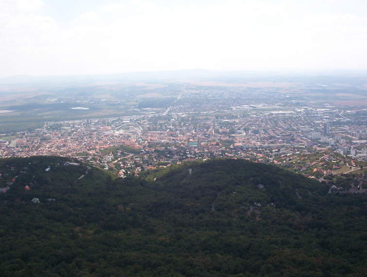 Hills above Pécs -- View of Pécs