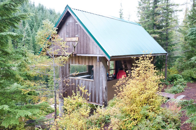 Elk Lake shelter