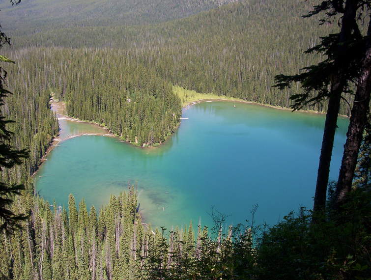 Fish Lake, from above